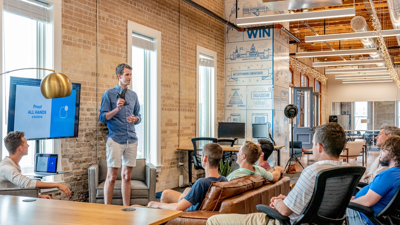 All-hands sharing session