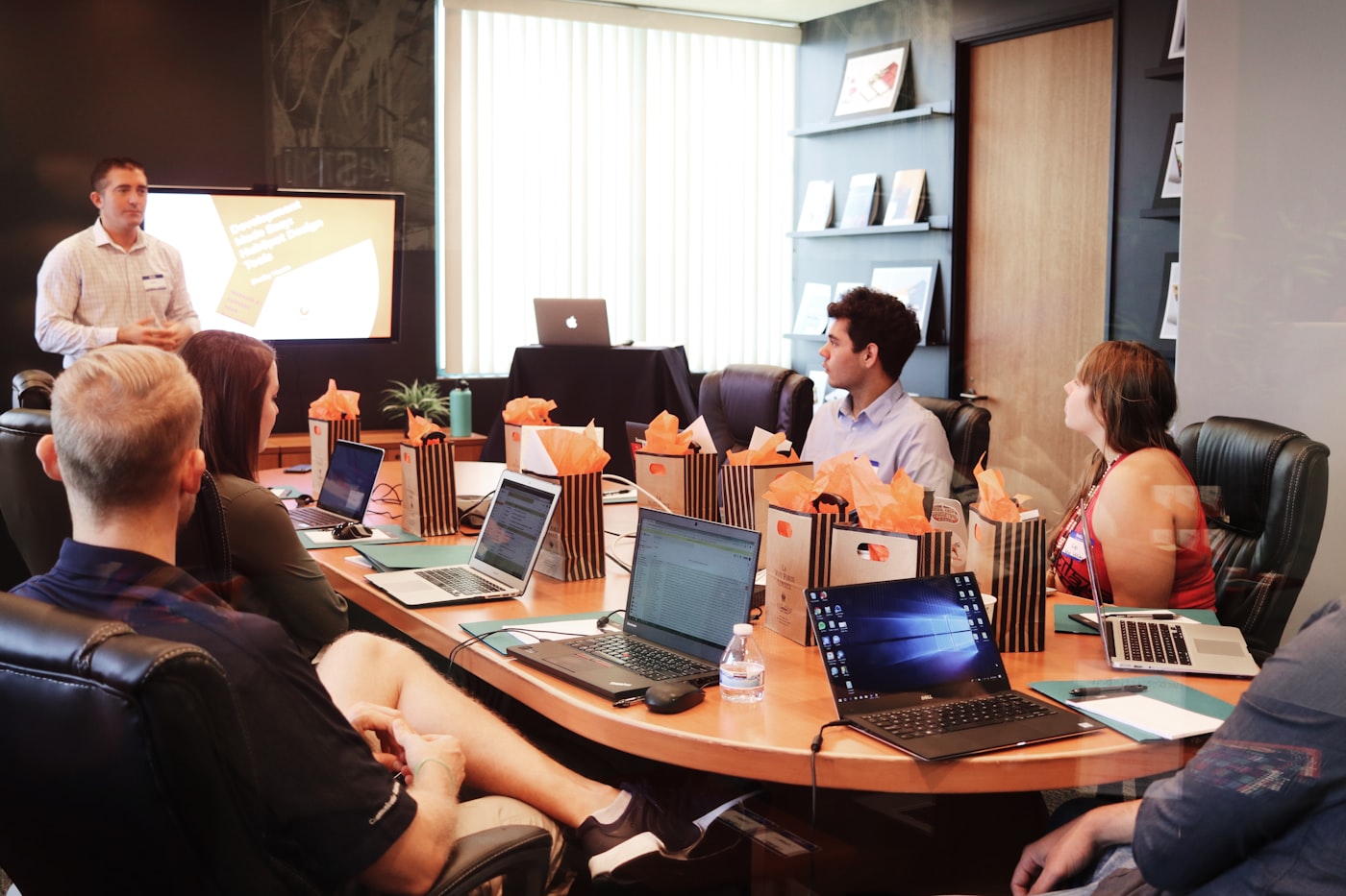 Team standup and planning session