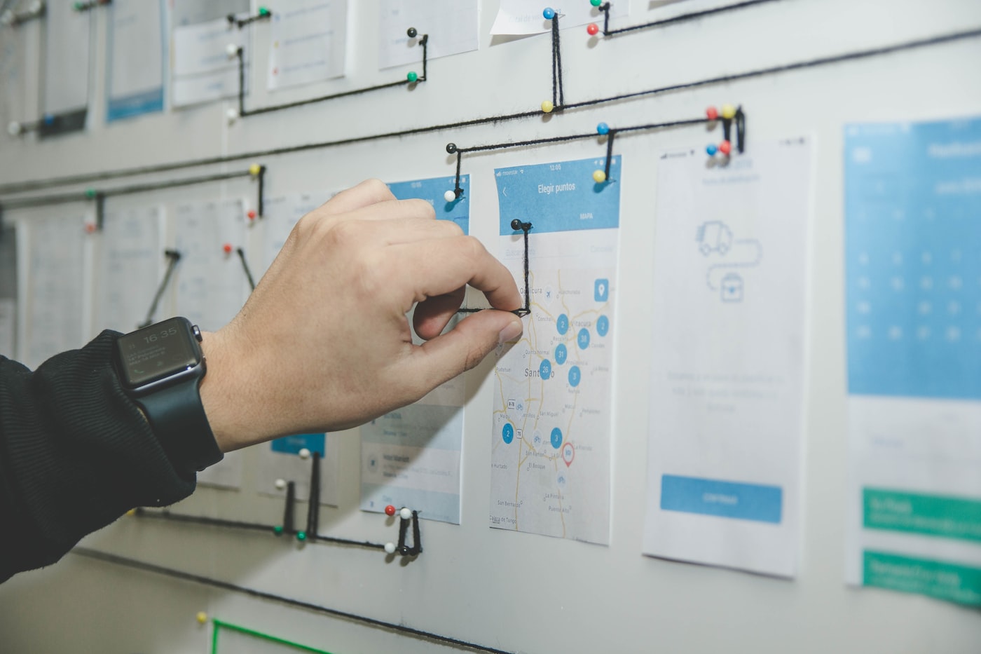 Mapping out a product flow